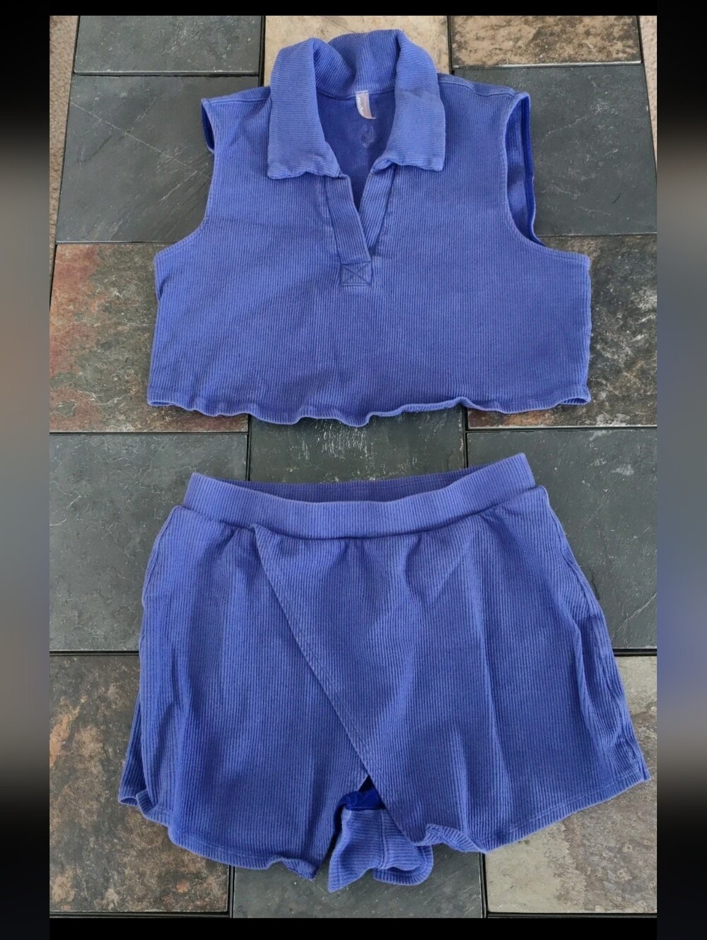 Free People FP Movement Summer Set  Purple XS